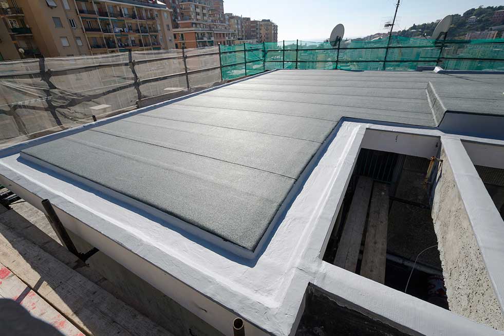 flat roof